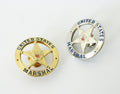 USMS US Federal Marshal Mini Police Badge Lapel Pins Movie Props